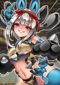Lucario fighter - A4 Print
