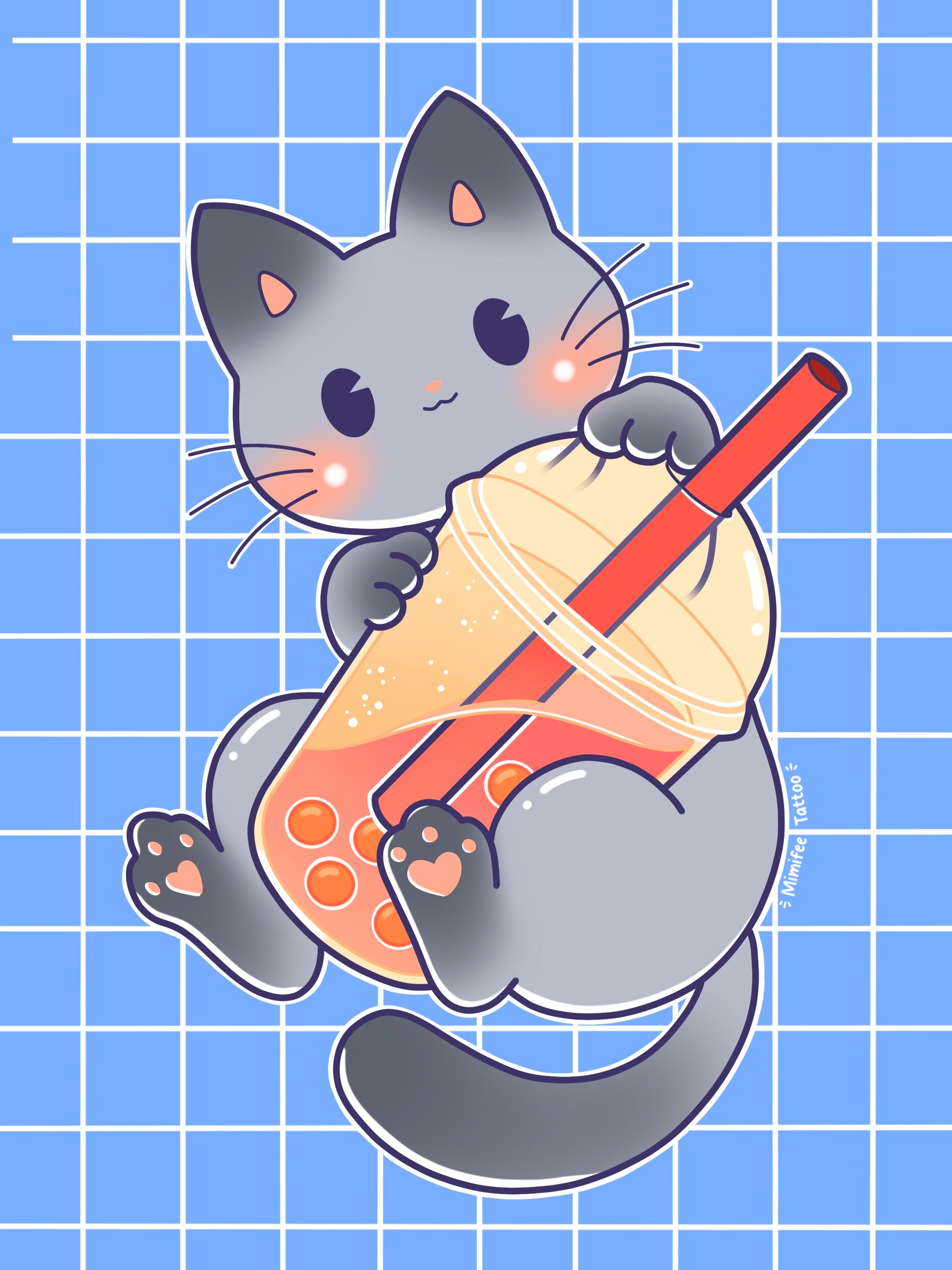 Bobacat - A4 Print