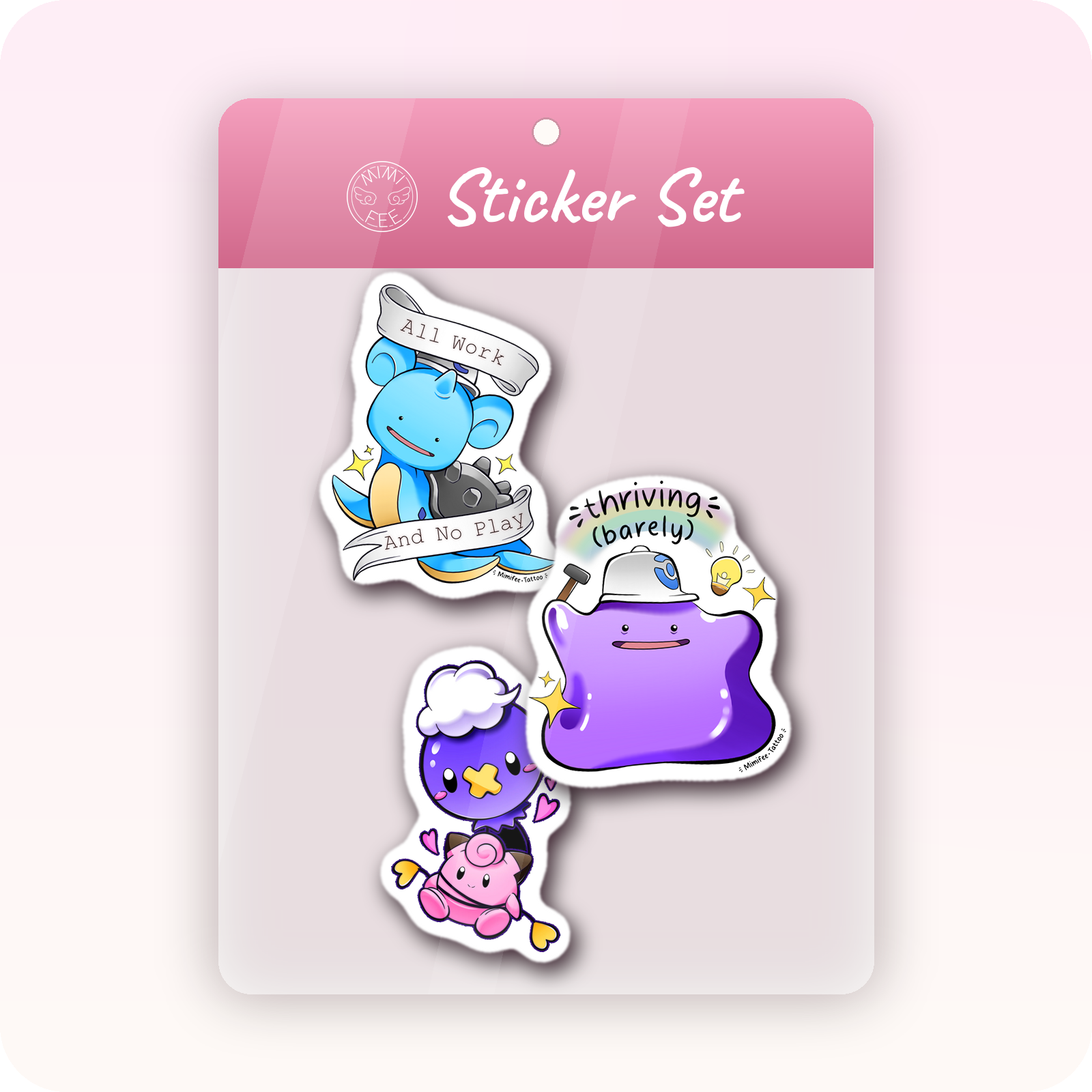 Süsses Stickerpack